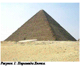 Подпись:  Рисунок 16: Пирамида Хеопса.